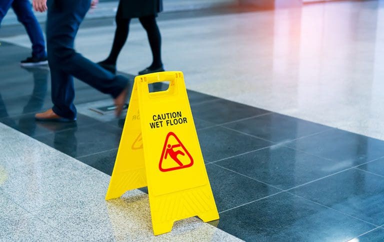Slip and Fall Accidents – Legal Case Checklist - Personal Injury Lawyers Winnipeg - Winnipeg Lawyers - Pollock & Company wet floor accident
