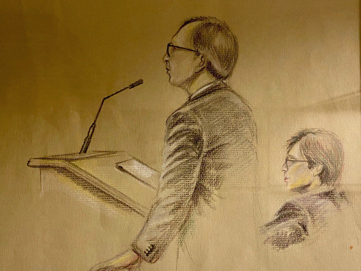 Martin Harvey Court Sketch